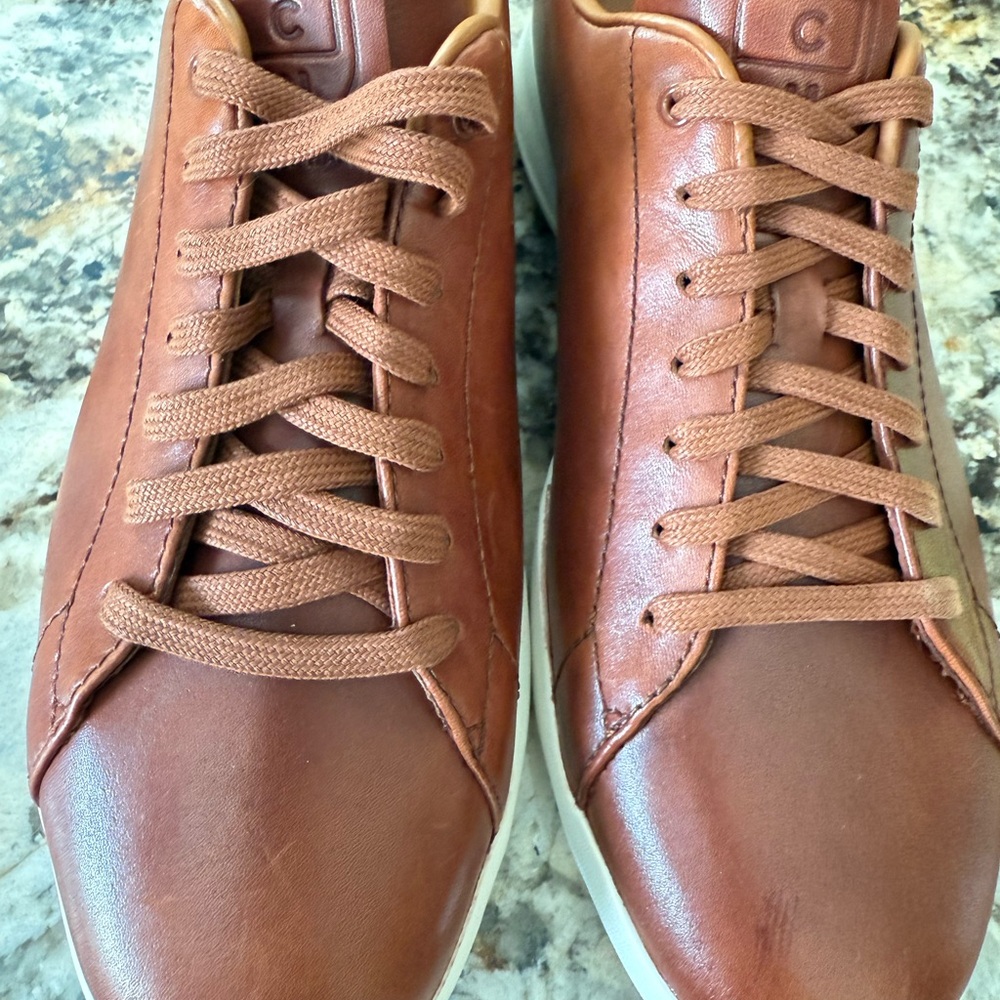 Cole Haan GrandPro Tennis Sneakers Woodbury Leather size 8 - Picture 5 of 8